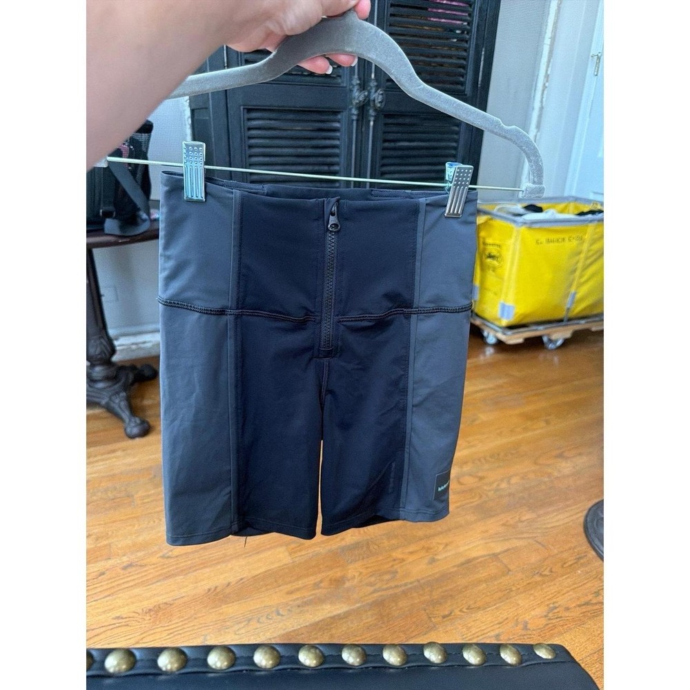 Lululemon Hike to Swim Shorts in black and graphite grey 4